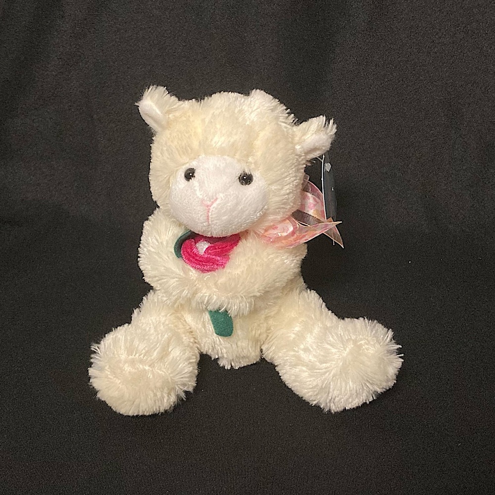 ⭐️ Easter Lamb With Flower Plushie